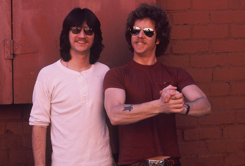 Chris Hillman Richie Furay Santa Monica Blvd Hollywood June 1974