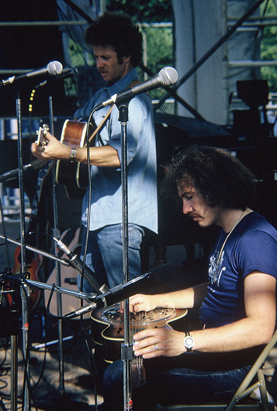 Al Perkins Chris Hillman NYC 15th July 1974