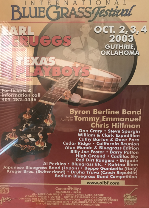 Bluegrass Festival Poster 2003